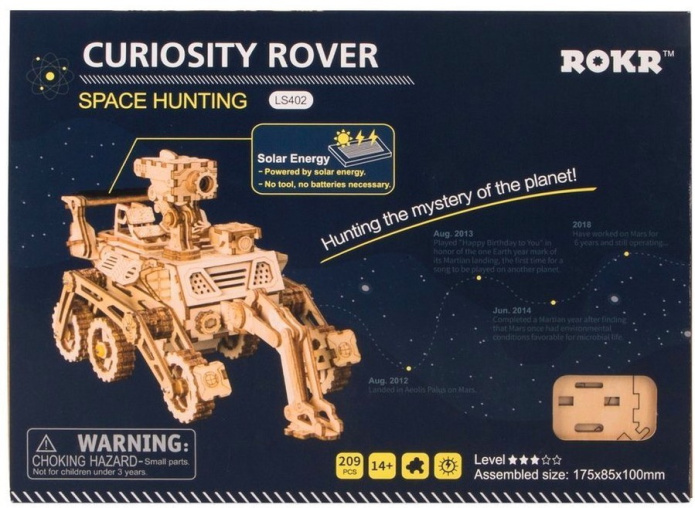 Puzzle 3D łazik na energie słoneczną Robotime